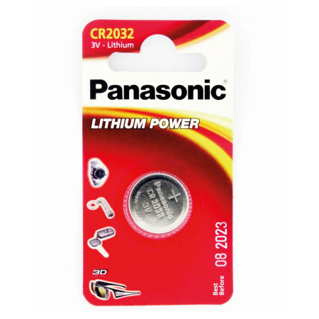 Panasonic - Pile CR2032 3V Lithium CR2032 Bed Wet Store dès 3,90 € fabricant PANASONIC