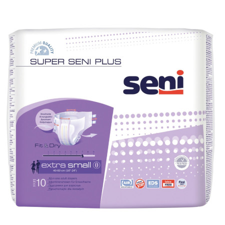 Seni - Super plus - XS SE-094-XS10-A02 Bed Wet Store dès 7,50 € fabricant SENI