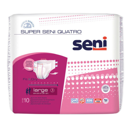 Seni - Super quatro - L SE-094-LA10-A04 Bed Wet Store dès 14,50 € fabricant SENI
