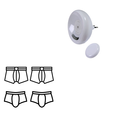 Rodger - Lot de 2 sous-vêtements + alarme stop pipi sans fil BAS1004.CONFORT Bed Wet Store dès 139,79 € fabricant RODGER