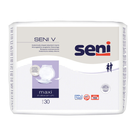 Seni - Booster V maxi - Insert anatomique traversable SE-093-MA30-003 Bed Wet Store dès 15,90 € fabricant SENI